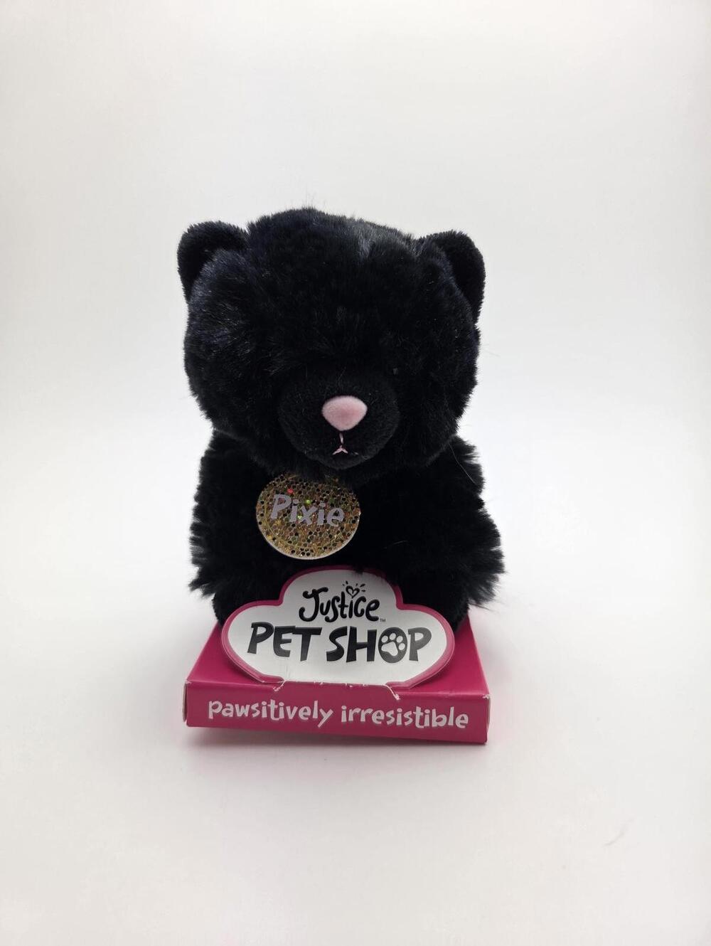 Justice Pet Shop "PIXIE" The Black Cat New in Box (5 inch)